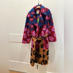 Farm Rio fleece coat